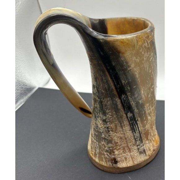 Weirwood Tankard Mug Medieval Viking Renaissance Norse Tradesman Authentic Horn - Picture 1 of 14